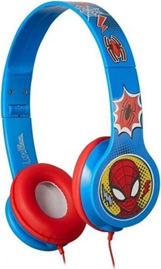 אוזניות קשת On-Ear לילדים - Marvel Spiderman Blue