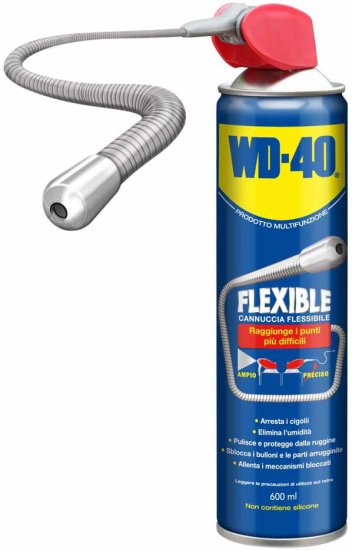תרסיס חומר סיכה 600 מ''ל WD-40 Flexi-Straw Lubricant