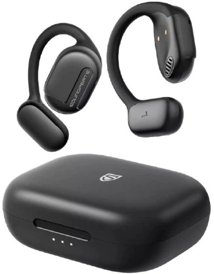 אוזניות ספורט תוך-אוזן אלחוטיות SOUNDPEATS Gofree - צבע שחור