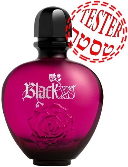 בושם לאישה 80 מ''ל Paco Rabanne Black Xs או דה טואלט E.D.T - טסטר