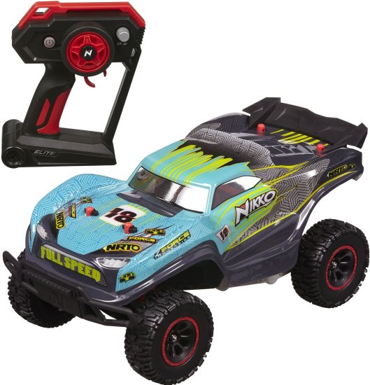 ג'יפ שטח 4X4 בשלט רחוק 1:16 Elite Baja מבית Nikko - כחול אפור