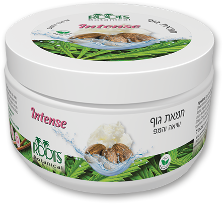 חמאת גוף מזינה Intense שיאה והמפ Roots בניחוח מתקתק - נפח 250 מ''ל