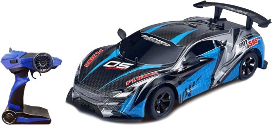 מכונית מירוץ על שלט מבית Best Wheels - צבע כחול