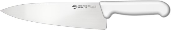 סכין שף רחבה 20 ס''מ Ambrogio Sanelli Supra - צבע לבן