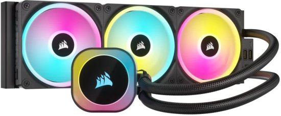 קירור נוזלי למעבד Corsair iCUE LINK H150i RGB AIO 360mm - צבע שחור