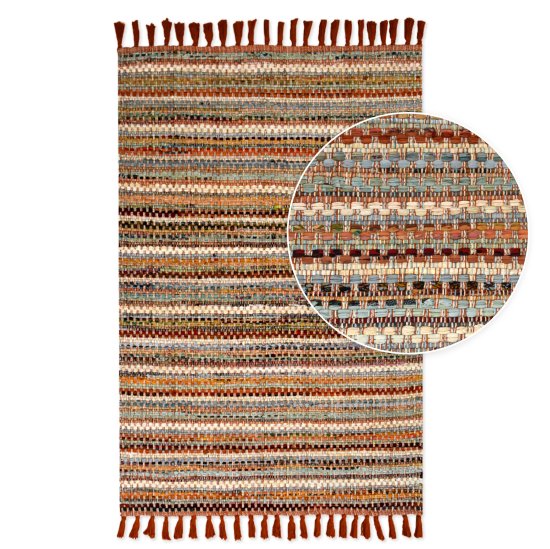 שטיח נוק 04 חמרה/צבעוני NUK 120*170 ס"מ - S