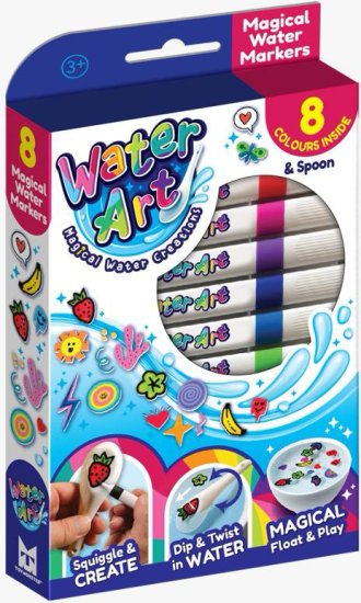 מארז 8 טושים צבעוניים ליצירה במים Water Art