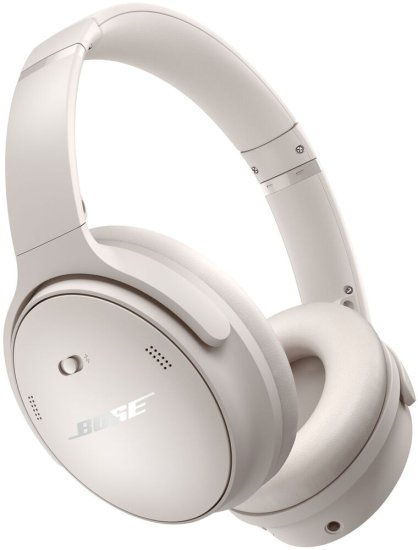 אוזניות Over-Ear‏ אלחוטיות עם ביטול רעשים Bose QuietComfort Headphones - צבע לבן