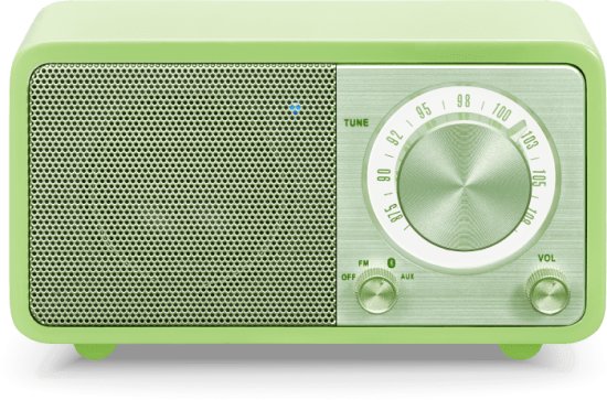 רדיו נייד SANGEAN Genuine Mini Portable Analog Radio With Bluetooth - צבע ירוק