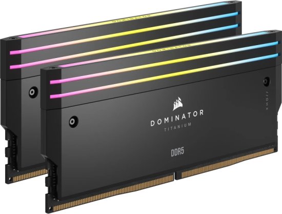 זיכרון למחשב Corsair Dominator Titanium RGB 2x24GB DDR5 7200MHz CL36