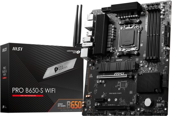 לוח אם MSI PRO B650-S WIFI AMD AM5 B650 DDR5