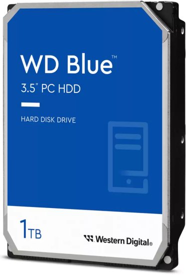 כונן קשיח Western Digital Blue HDD 1TB 64MB 5400RPM Sata III WD10EZRZ