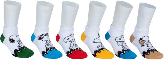 6 זוגות גרבי קרסול לילדים Pulliez דגם סנופי – מידות 24-34 Small