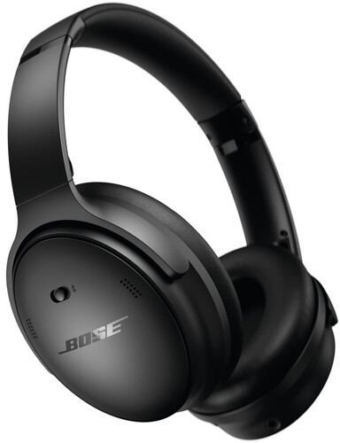 אוזניות Over-Ear‏ אלחוטיות עם ביטול רעשים Bose QuietComfort Headphones - צבע שחור
