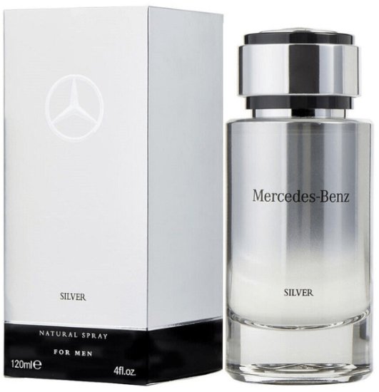 בושם לגבר 120 מ''ל Mercedes-Benz Silver או דה טואלט E.D.T