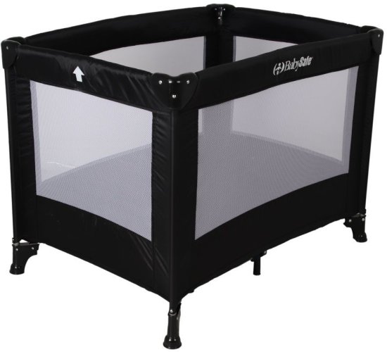 לול קמפינג דגם Simply S לתינוק מבית BabySafe - צבע שחור