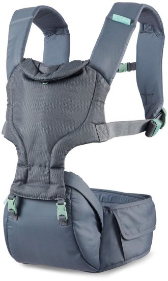 מנשא לתינוק 5 ב-1 דגם Hip Rider Plus מבית Infantino - צבע אפור