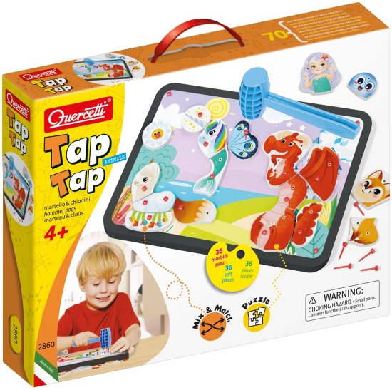 משחק הך פטיש מבית Quercetti - בעלי חיים