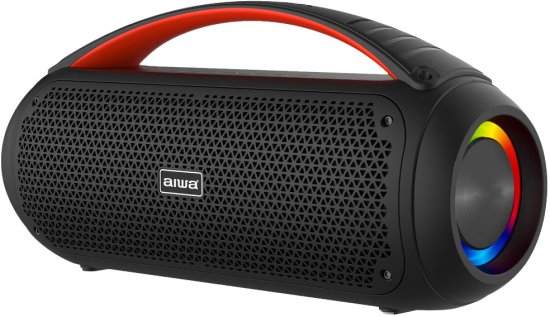 רמקול בלוטוס נייד מוגן מים IP65 עם שלט ומיקרופון מבית AIWA דגם NARA-2