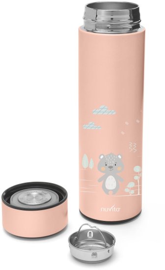 תרמוס עם צג דיגיטלי 500 מ"ל Nuvita – צבע ורוד