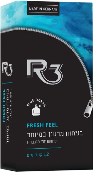 מארז קונדומים Blue Ocean Fresh Feel - סך הכל 12 יחידות