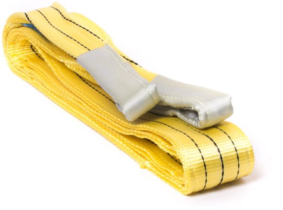 רצועת הרמה 3 טון 4 מטר 90 מ"מ רוחב קריעה 1:7 מבית Roher – צבע צהוב