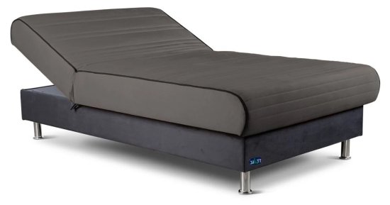 מיטת נוער מתכווננת חשמלית 140/200 דגם EASY מבית Dr.Gav - צבע אפור כהה
