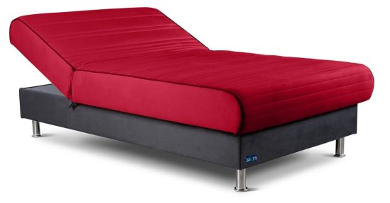 מיטת נוער מתכווננת חשמלית 140/200 דגם EASY מבית Dr.Gav - צבע אדום