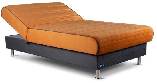 מיטת נוער מתכווננת חשמלית 140/200 דגם EASY מבית Dr.Gav - צבע כתום