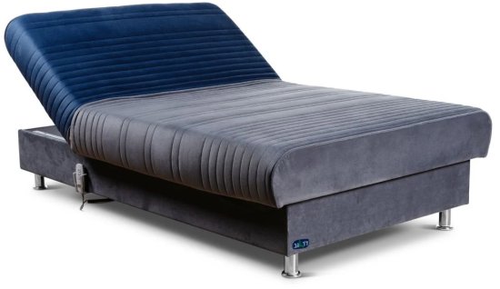 מיטת נוער מתכווננת חשמלית 120/200 דגם PLAY מבית Dr.Gav - צבע כחול/אפור