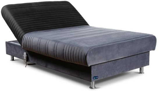 מיטת נוער מתכווננת חשמלית 120/200 דגם PLAY מבית Dr.Gav - צבע אפור/שחור