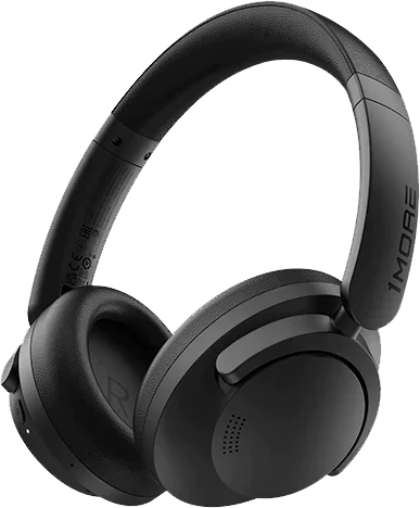 אוזניות קשת עם ביטול רעשים אקטיבי 1More Sonoflow SE - צבע שחור