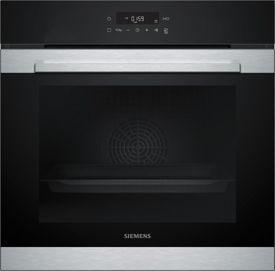 תנור בנוי פירוליטי 71 ליטר 7 תוכניות דגם HB372ABS0Y מסדרת IQ300 מבית Siemens - עיצוב שחור עם נירוסטה - אחריות יבואן רשמי BSH – תמונה 2
