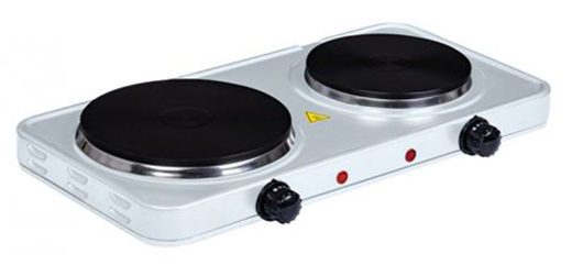 כירת בישול כפולה דגם Matrix 2500W Torino – צבע לבן