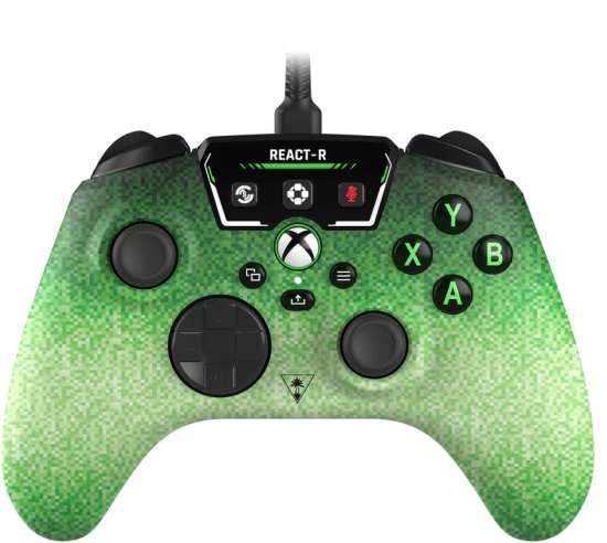 בקר משחק חוטי Turtle Beach REACT-R - צבע פיקסלים ירוקים – תמונה 2