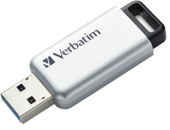 זכרון נייד מוצפן Verbatim Secure Pro USB Flash Drive USB 3.2 64GB