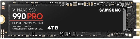 כונן Samsung 990 PRO NVMe M.2 2280 4TB SSD