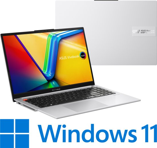 מחשב נייד Asus Vivobook S 15 OLED K5504VN-MA097W – צבע Cool Silver