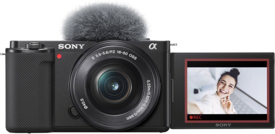 מצלמה דיגיטלית לוולוגינג עם עדשה הניתנת להחלפה Sony ZV-E10L + עדשת E PZ 16-50mm f/3.5-5.6 OSS - צבע שחור