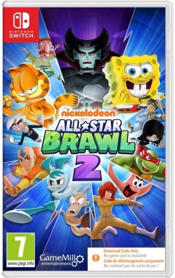 משחק Nickelodeon All Star Brawl 2 (קוד באריזה) ל- Nintendo Switch