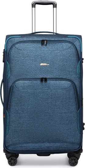 מזוודה מבד בגודל 32 אינץ' דגם Platinium מבית Camel Mountain - צבע כחול כהה