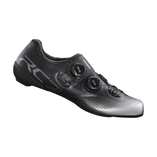 נעלי רכיבת כביש מידה רחבה Shimano RC7 (RC-702) - צבע שחור מידה 46 Wide