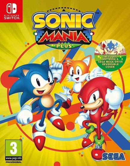 משחק Sonic Mania Plus ל- Nintendo Switch