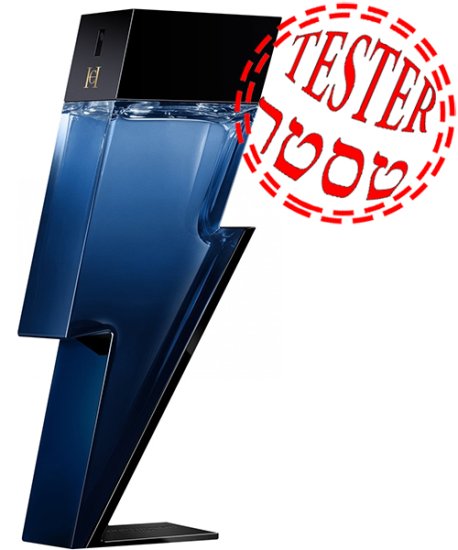 בושם לגבר 100 מ''ל Carolina Herrera Bad Boy Cobalt או דה פרפיום E.D.P - טסטר