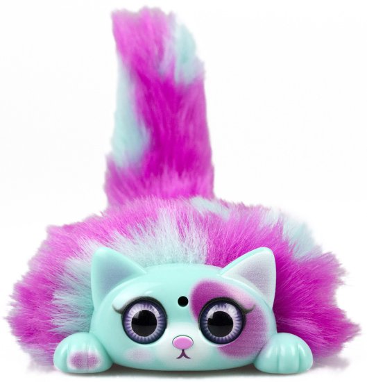 חתול פרוותי אינטראקטיבי מבית Silverlit - ורוד / תכלת