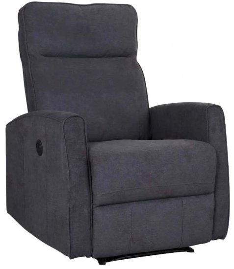 כורסת טלוויזיה מבד דגם RELAX מבית Dr.Gav - צבע אפור כהה