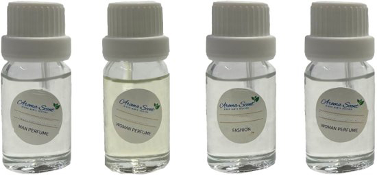 מארז מילוי למבשם אוויר ICAR Aroma Scent בניחוחות רשתות אופנה - נפח 4x15 מ''ל