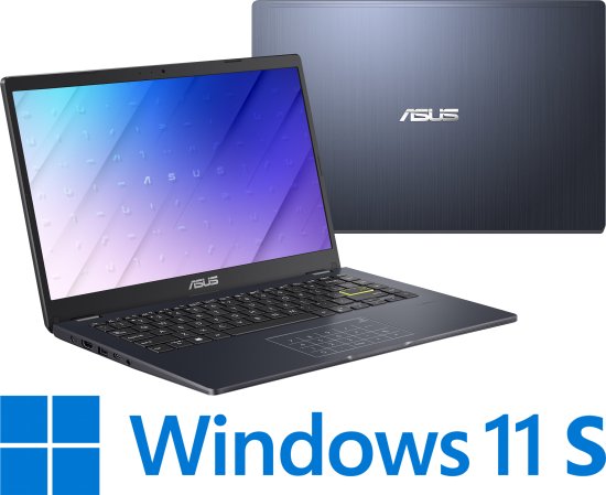 מחשב נייד Asus Vivobook Go 14 E410KA-EK160WS - צבע Star Black - מגיע עם רישיון Microsoft 365 למשך שנה אחת מותקן מראש