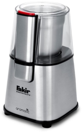 מטחנת קפה ותבלינים 3 ב-1 220W דגם Aromatic מבית Fakir - נירוסטה כסוף