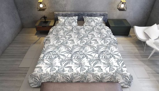 סט מצעים למיטה יחיד פלנל 100% כותנה אורגנית 90X200 ס''מ דגם אמבר Arige Gad - צבע תמר